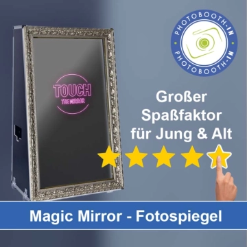 In Geratal einen Magic Mirror Fotospiegel mieten