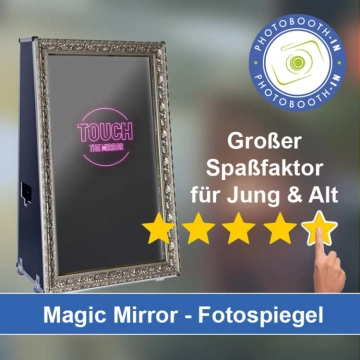 In Gerbstedt einen Magic Mirror Fotospiegel mieten
