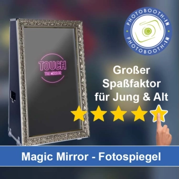 In Germering einen Magic Mirror Fotospiegel mieten