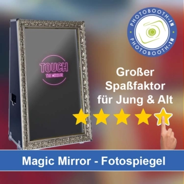 In Gersthofen einen Magic Mirror Fotospiegel mieten