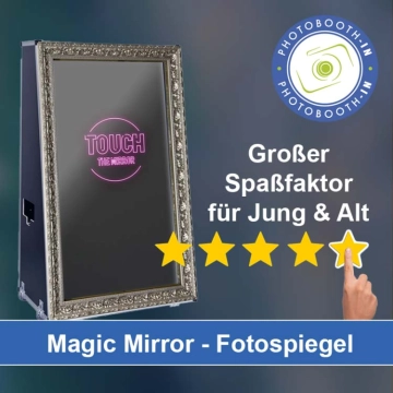 In Gettorf einen Magic Mirror Fotospiegel mieten