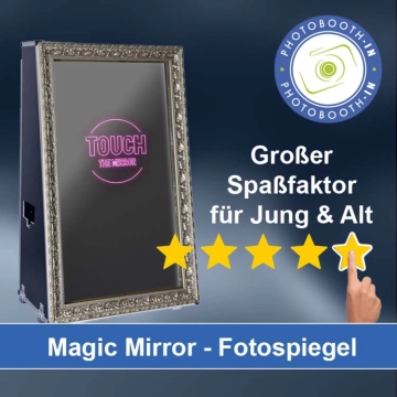 In Giebelstadt einen Magic Mirror Fotospiegel mieten