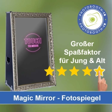 In Gilserberg einen Magic Mirror Fotospiegel mieten