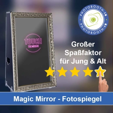 In Ginsheim-Gustavsburg einen Magic Mirror Fotospiegel mieten
