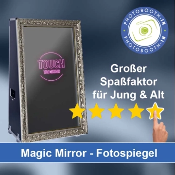 In Gladenbach einen Magic Mirror Fotospiegel mieten
