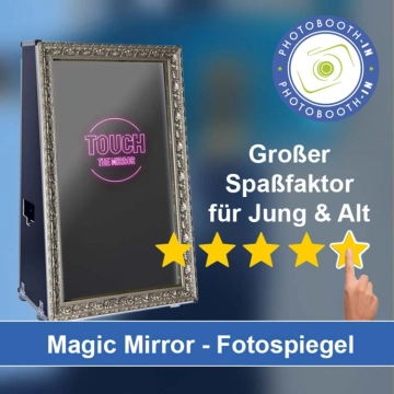 In Glandorf einen Magic Mirror Fotospiegel mieten
