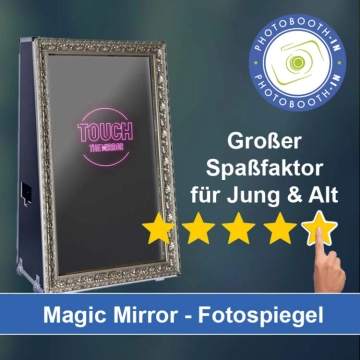 In Glashütte einen Magic Mirror Fotospiegel mieten
