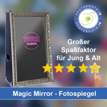 In Glashütten (Taunus) einen Magic Mirror Fotospiegel mieten