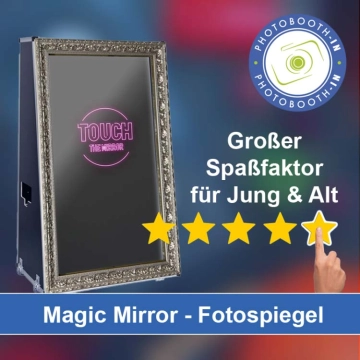 In Glonn einen Magic Mirror Fotospiegel mieten