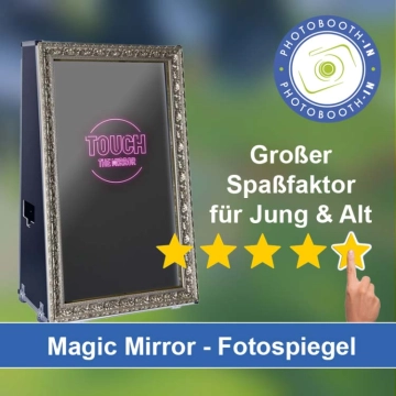 In Glücksburg (Ostsee) einen Magic Mirror Fotospiegel mieten