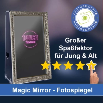 In Glückstadt einen Magic Mirror Fotospiegel mieten