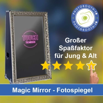 In Gmund am Tegernsee einen Magic Mirror Fotospiegel mieten