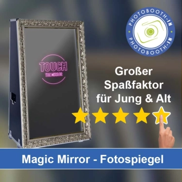 In Gößnitz einen Magic Mirror Fotospiegel mieten
