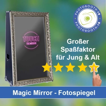 In Goldbach (Unterfranken) einen Magic Mirror Fotospiegel mieten