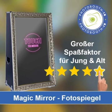 In Gommern einen Magic Mirror Fotospiegel mieten