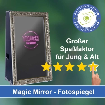 In Gosheim einen Magic Mirror Fotospiegel mieten