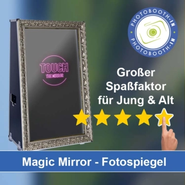 In Goslar einen Magic Mirror Fotospiegel mieten