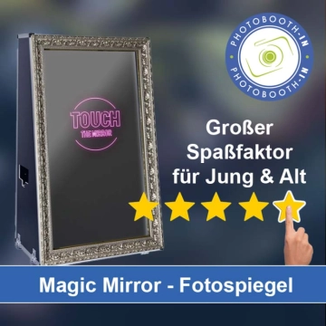 In Grävenwiesbach einen Magic Mirror Fotospiegel mieten