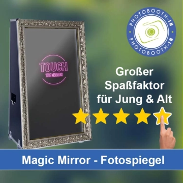 In Grafenau (Niederbayern) einen Magic Mirror Fotospiegel mieten