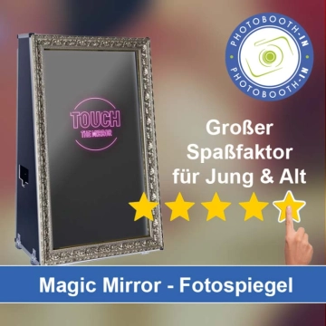 In Grafenrheinfeld einen Magic Mirror Fotospiegel mieten
