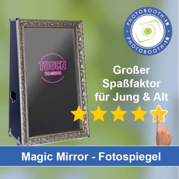 In Grafenwöhr einen Magic Mirror Fotospiegel mieten