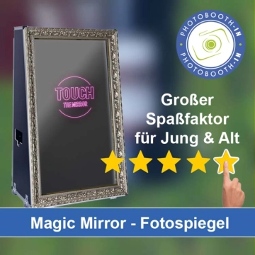 In Grasellenbach einen Magic Mirror Fotospiegel mieten