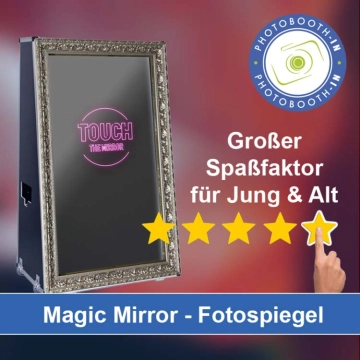 In Grassau einen Magic Mirror Fotospiegel mieten