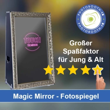 In Greifswald einen Magic Mirror Fotospiegel mieten