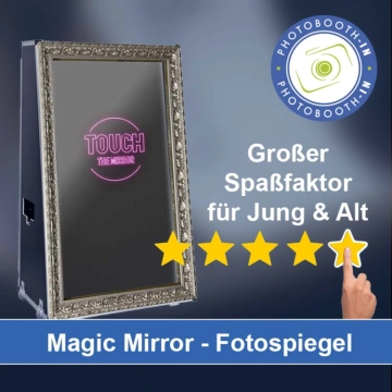 In Grettstadt einen Magic Mirror Fotospiegel mieten