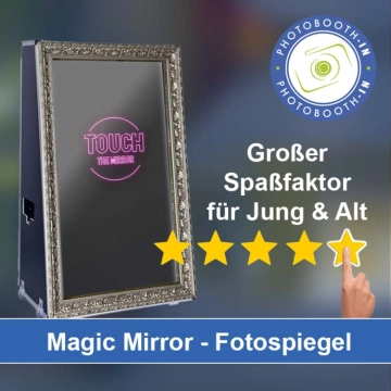 In Grimma einen Magic Mirror Fotospiegel mieten