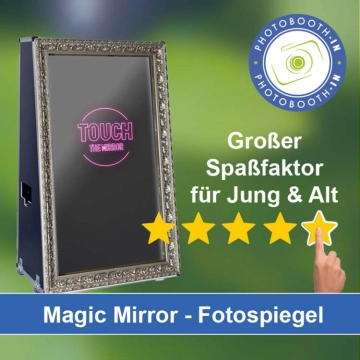 In Gröditz einen Magic Mirror Fotospiegel mieten