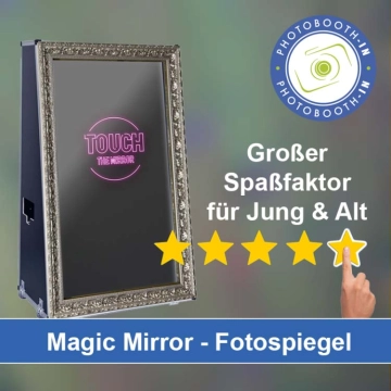 In Grömitz einen Magic Mirror Fotospiegel mieten