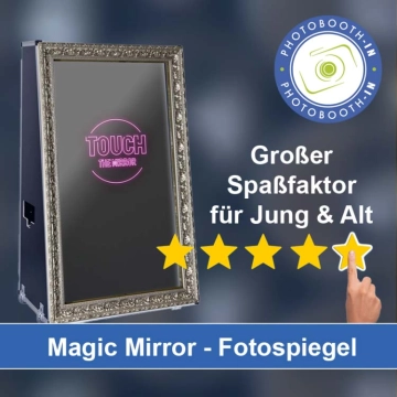 In Groitzsch einen Magic Mirror Fotospiegel mieten