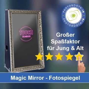 In Groß-Bieberau einen Magic Mirror Fotospiegel mieten