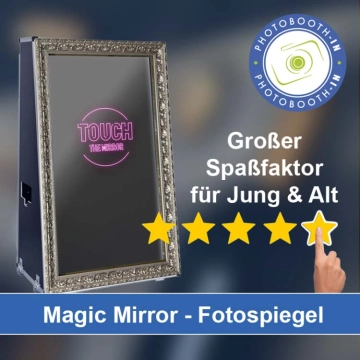 In Groß-Gerau einen Magic Mirror Fotospiegel mieten