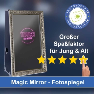 In Groß-Rohrheim einen Magic Mirror Fotospiegel mieten