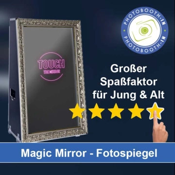 In Groß-Zimmern einen Magic Mirror Fotospiegel mieten