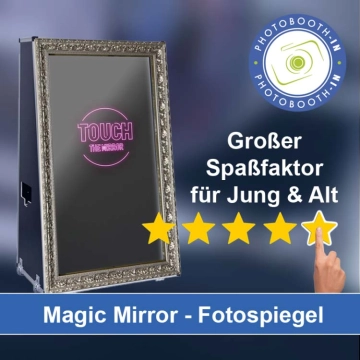 In Großbreitenbach einen Magic Mirror Fotospiegel mieten