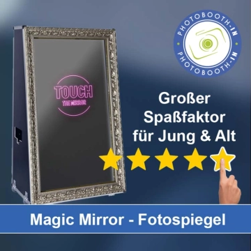 In Großefehn einen Magic Mirror Fotospiegel mieten