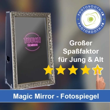 In Großhabersdorf einen Magic Mirror Fotospiegel mieten