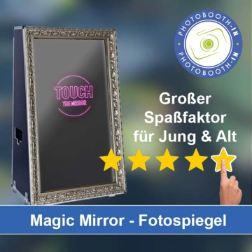 In Großhansdorf einen Magic Mirror Fotospiegel mieten