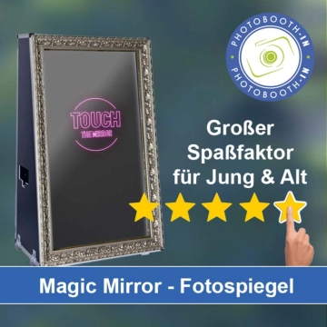 In Großheubach einen Magic Mirror Fotospiegel mieten