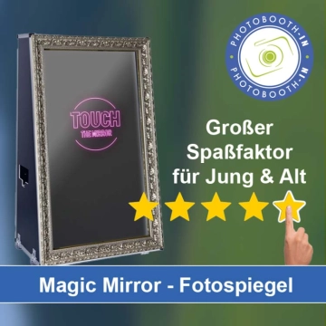 In Großkrotzenburg einen Magic Mirror Fotospiegel mieten