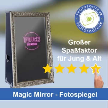 In Großröhrsdorf einen Magic Mirror Fotospiegel mieten