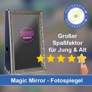 In Großrückerswalde einen Magic Mirror Fotospiegel mieten
