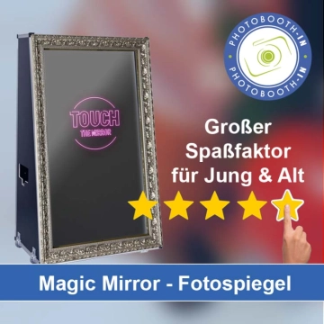 In Großschirma einen Magic Mirror Fotospiegel mieten