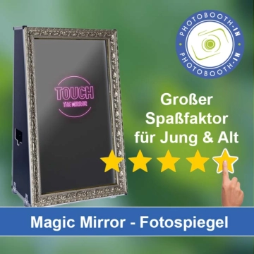 In Grünheide-Mark einen Magic Mirror Fotospiegel mieten