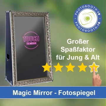 In Grünstadt einen Magic Mirror Fotospiegel mieten