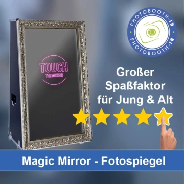 In Grünwald einen Magic Mirror Fotospiegel mieten