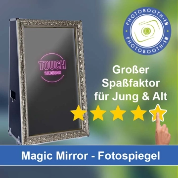 In Gudensberg einen Magic Mirror Fotospiegel mieten